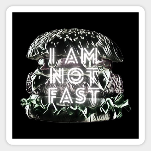 I Am Not Fast Magnet by BestChooseArt